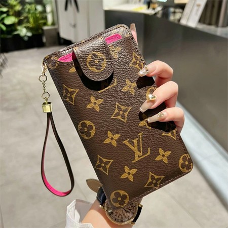 ブランド lv gucci 手帳型 ストラップ付き カード収納iphone16ケース