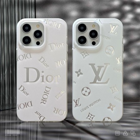 ブランド lv dior ホットスタンプ （シルバー ） アクリルiphone16ケース