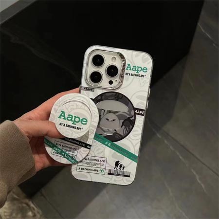 エイプ aape ブランド マグネット アベイシングエイプ ブランケットiphone16ケース