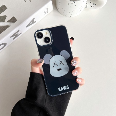 ブランド kaws  offwhiteソフト ブランド柄 ブランドロゴiphone16ケース