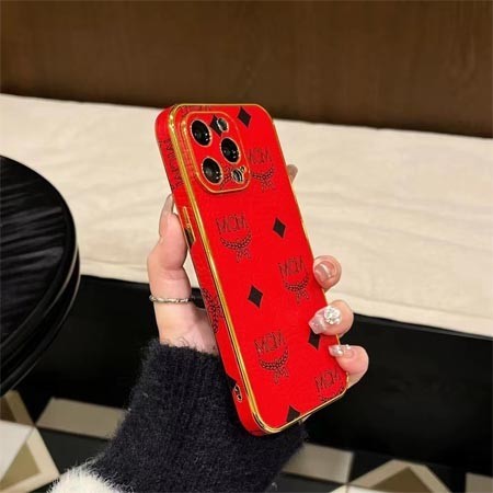 ブランド mcm エムシーエム 電気メッキ ブランド柄iphone16ケース