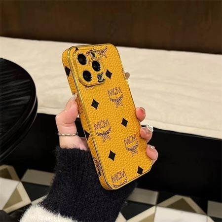 ブランド mcm エムシーエム 電気メッキ ブランド柄iphone16ケース