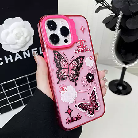 赤黒ブランド  chanel スマホケース iphone 16