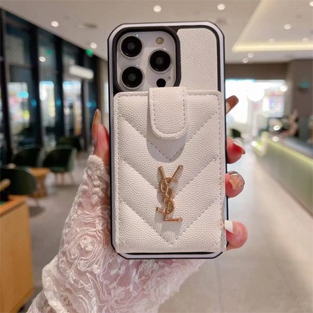 ハイブランド ysl イヴサンローラン カード収納iphone16ケース