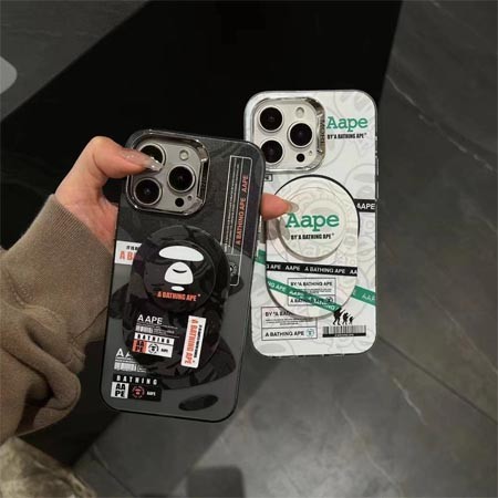 エイプ aape ブランド マグネット アベイシングエイプ ブランケットiphone16ケース