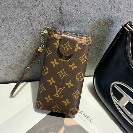 ブランド lv gucci 手帳型 ストラップ付き カード収納iphone16ケース