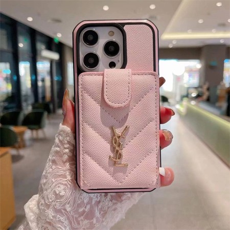 ハイブランド ysl イヴサンローラン カード収納iphone16ケース