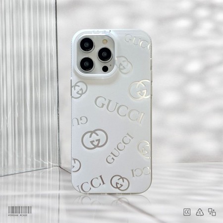 ハイブランド ホットスタンプ （シルバー ） gucci miumiu アクリル ブランド柄iphone16ケース