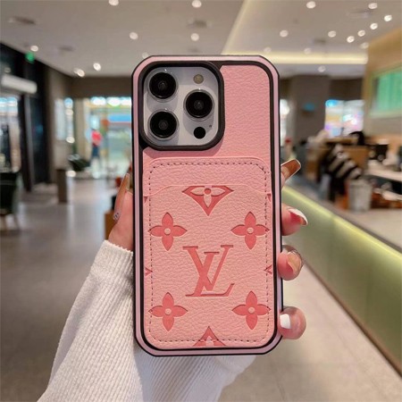 ブランド lv ルイヴィトン 型押し レザー iphone16ケース