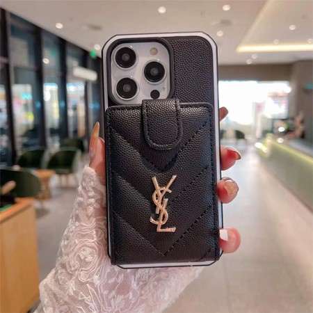 ハイブランド ysl イヴサンローラン カード収納iphone16ケース