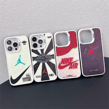 ブランド nike air jordan 夜光 ブランドロゴ iphone16ケース