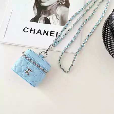 ブランド chanel シャネルストラップ付きAirpodsケース