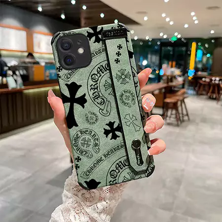 ブランド chrome hearts 手首バンドiphone16ケース