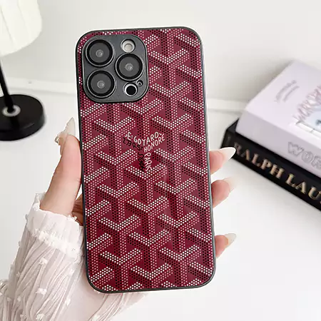 ブランド ゴヤール goyard ガラス チェック柄 iphone16ケース