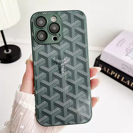 ブランド ゴヤール goyard ガラス チェック柄 iphone16ケース