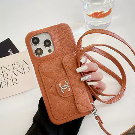 ハイブランド chanel シャネル ストラップ付き Galaxy S24ケース