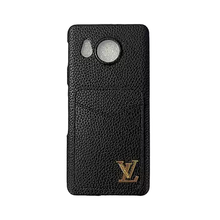 ブランド lv ルイヴィトン 背面にカード入れ付き Aquos R8ケース