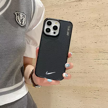 ブランド シルバー メタルロゴ ナイキ nike iphone16ケース