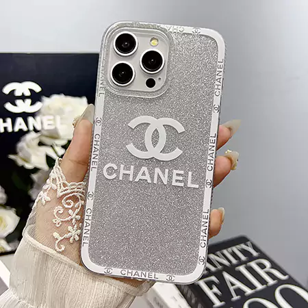 可愛い ハイブランド chanel風 iphone15pro ケース 