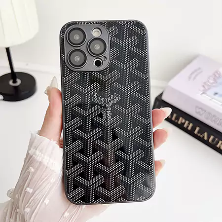 ブランド ゴヤール goyard ガラス チェック柄 iphone16ケース