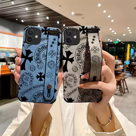 ブランド chrome hearts 手首バンドiphone16ケース