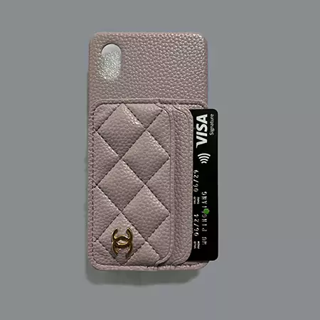 ハイブランド シャネル chanel 背面にカード入れ付き Xperia 10 VI携帯ケース