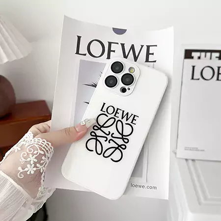 ハイブランド ロエベ loewe ガラスiphone16ケース