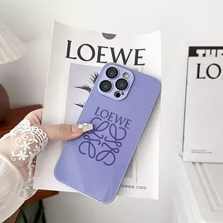 ハイブランド ロエベ loewe ガラスiphone16ケース