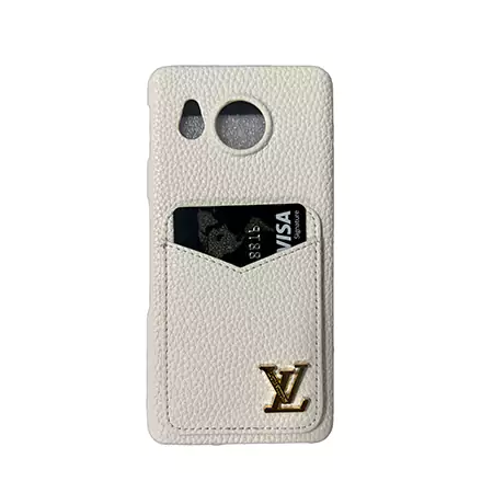 ブランド lv ルイヴィトン 背面にカード入れ付き Aquos R8ケース