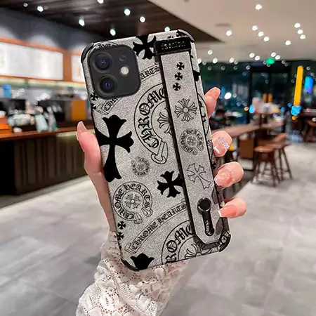 ブランド chrome hearts 手首バンドiphone16ケース