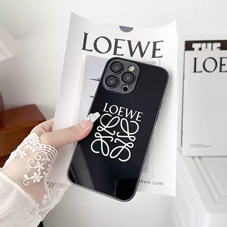 ハイブランド ロエベ loewe ガラスiphone16ケース