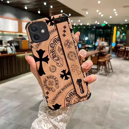 ブランド chrome hearts 手首バンドiphone16ケース