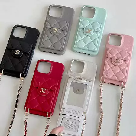 ブランド シャネル chanel レザーiphone16ケース