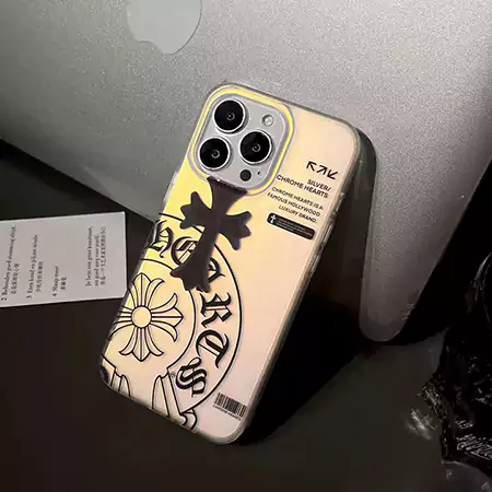 ブランド 新作の chrome hearts ブランドロゴ iphone16ケース