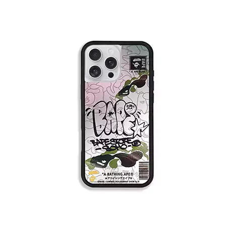 ハイブランド 携帯ケース iphone14pro bape風 