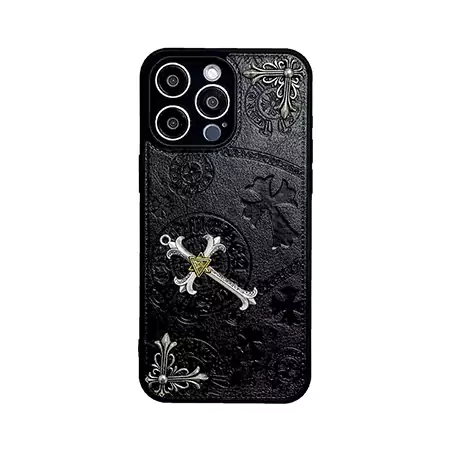 アイフォーン17 カバー クロームハーツ風 