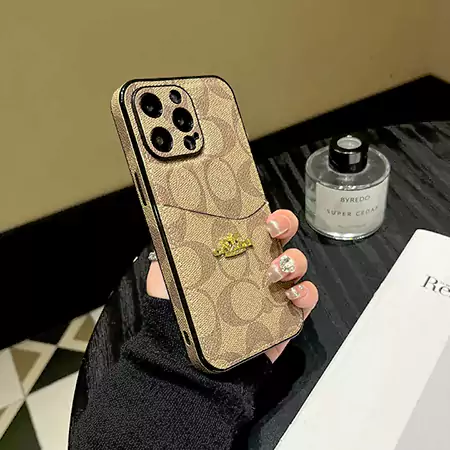 紫 ブランド カバー アイホン 15pro 