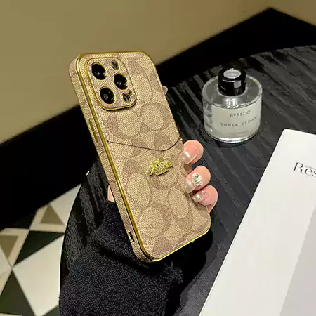 紫 ブランド カバー アイホン 15pro 