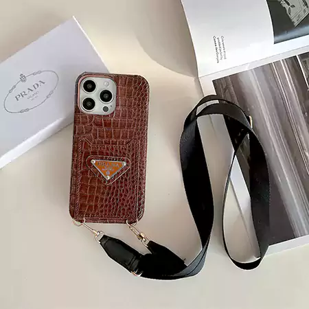 プラダ風 携帯ケース アイフォーン17promax 