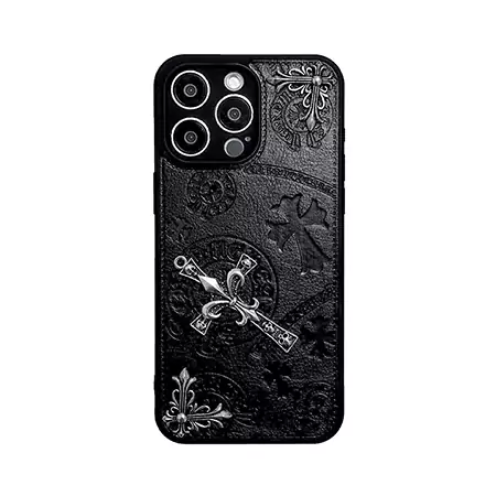 アイフォーン17 カバー クロームハーツ風 