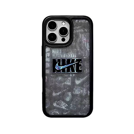 レザー nike風 アイフォン15プロmax スマホケース 