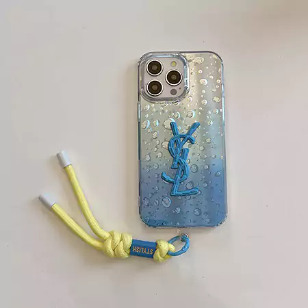 少女 iphone13 携帯ケース イヴサンローラン風 