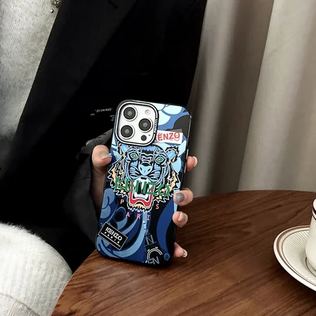 アイホン 16 ケンゾー kenzo スマホケース ブランドロゴ