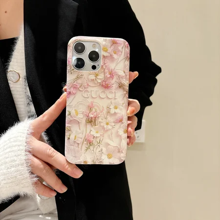 ブランド gucci ブランドロゴ 花iphone16 Galaxy S24ケース