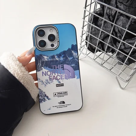 アイホン12プロmax the north face スマホケース 