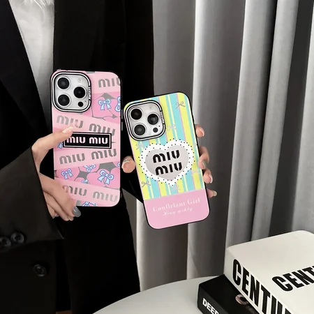 キラキラ ミュウミュウ風 携帯ケース iphone16プラス 