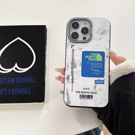 アイホン12プロmax the north face スマホケース 