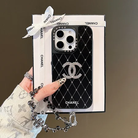 アイフォーン15 pro スマホケース シャネル風 