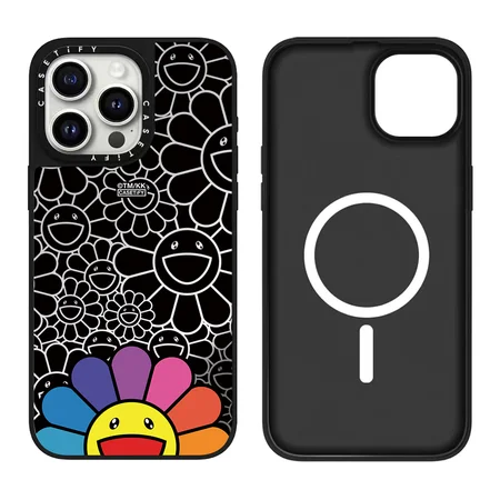 カイカイキキ murakami sunflower スマホケース アイフォーン17プロ  カップル
