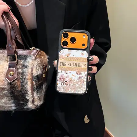 ハートマーク dior風 携帯ケース アイホン17プラス 